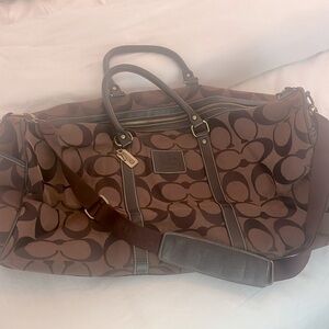 FAUX coach duffle bag